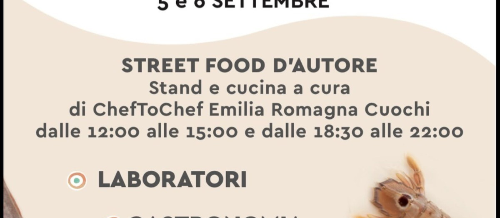 Evento ECOPESCE. Sabato 5 e domenica 6 settembre a Cesenatico